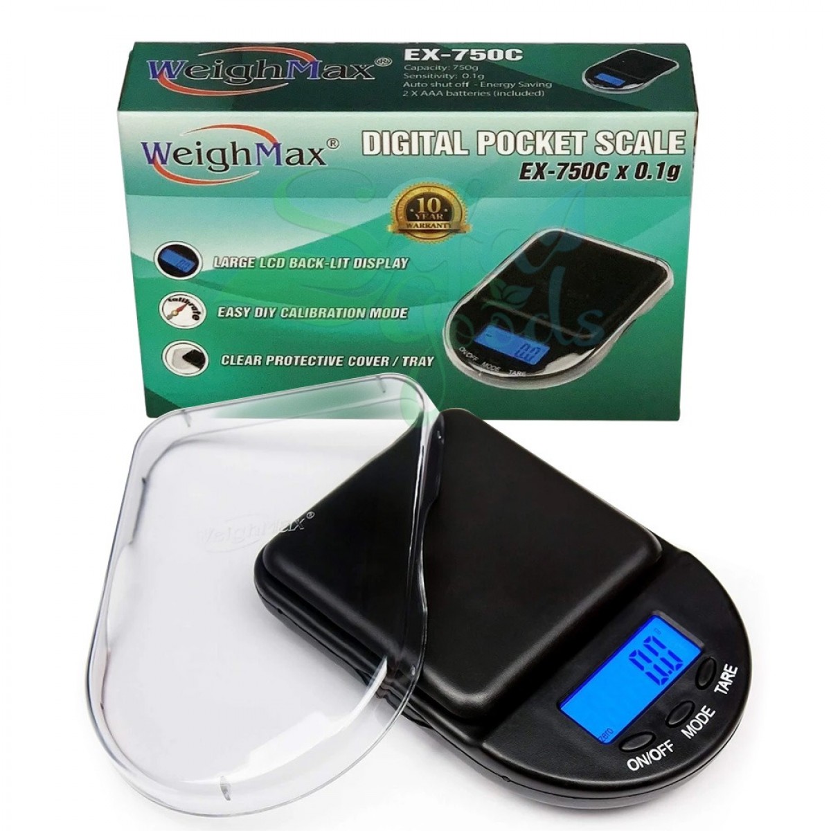 Digital Pocket Scale - WeighMax Scale 0.1g (EX - 750)